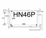 Holden Opel Astra F TR Radiator