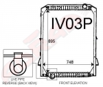 Eurostar Iveco Metrotec Delta Bus Radiator