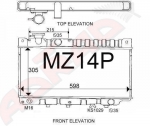 Mazda Familia 323 Radiator