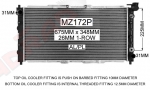 Mazda 323 / Astina BA Radiator