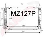 Mazda Tribute 4WD Radiator