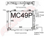 Mercedes W210 Radiator