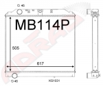 Mitsubishi Fighter Fuso Radiator