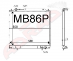 Mitsubishi Space Gear Radiator