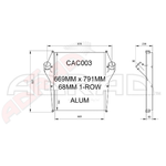 Mack Quantum Ultraseal Charge Air Cooler