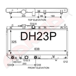 Diahatsu Charade Radiator