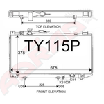 Toyota Camery Vista Radiator