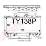 Toyota Corona / Caldina / Carina Radiator