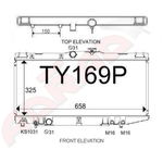 Toyota Corolla 4WD Station Wagon Radiator