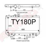 Toyota Camery Vista Radiator