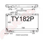 Toyota Lexus SC400 Radiator