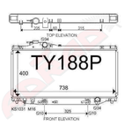 Toyota Supra Radiator