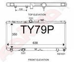 Toyota Corolla/Sprinter Radiator (Manual)