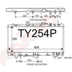 Toyota Caldina Radiator