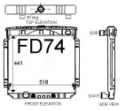 Ford Falcon XY Radiator