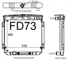 Ford Falcon XA - XC Radiator